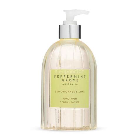 Lemongrass And Lime Hand And Body Wash 500m Peppermint Grove Sleep Doctor