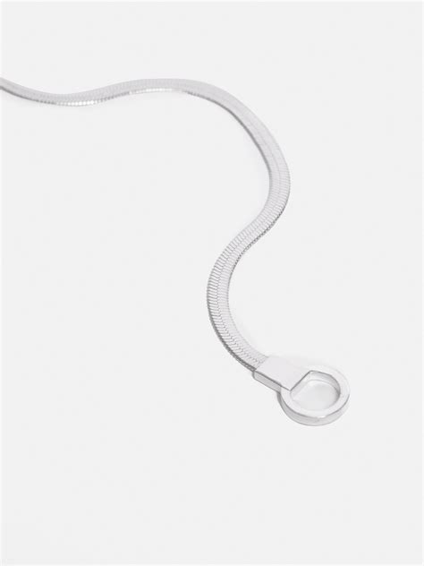 Chunky Snake Chain Necklace | Silver – Jigsaw