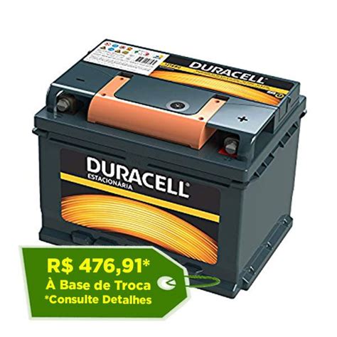 Bateria Estacionária Duracell 65 amperes Reis Baterias Reis