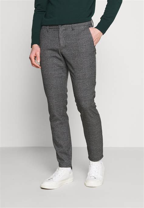 Only And Sons Onsmark Pants Check Pantaloni Medium Grey Melange