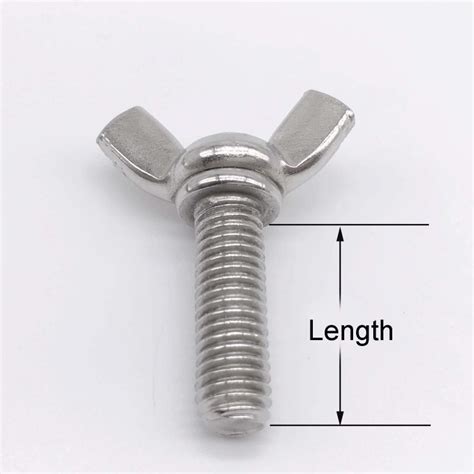 Thumb Screws Knurled With Shoulder Stainless Steel 304 Wkooa