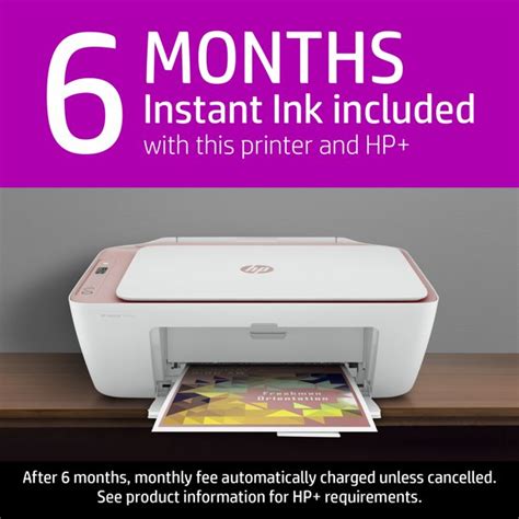 Hp Deskjet 2742e Wireless Color All In One Inkjet Printer Himalayan Pink With 6 Months Instant