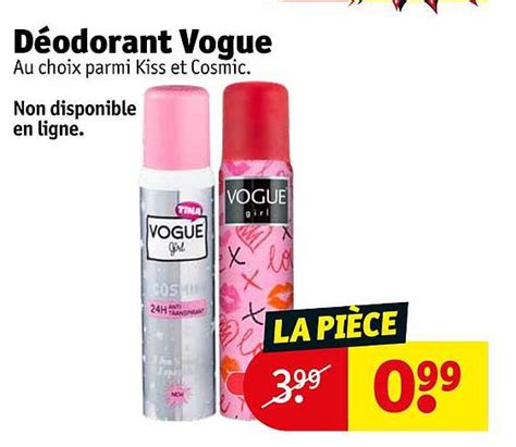 Promo Déodorant Vogue chez Kruidvat iCatalogue fr