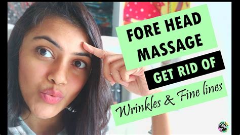 FOREHEAD MASSAGE HOW TO GET RID OF FORHEAD WRINKLES ANTI AGING