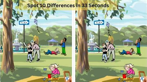 Spot The Difference Can You Spot 10 Differences Between The Two Images