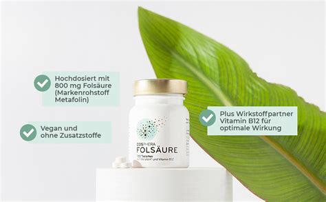 Fols Ure Tabletten Hochdosiert Mit G Folat Metafolin Und G