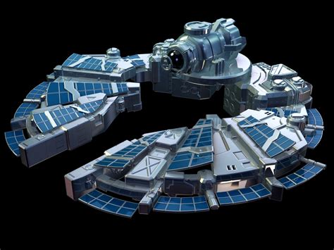 Sci-Fi Space Ship 3D Model $25 - .ma .max .fbx .obj - Free3D