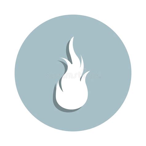 Fire Flame Badge Icon Simple Glyph Flat Vector Of Fire Icons For Ui