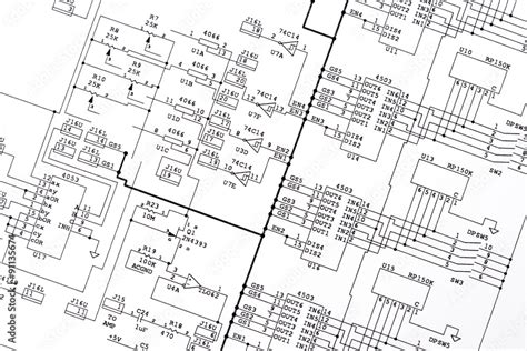 Schematic Drawing Stock Photo | Adobe Stock