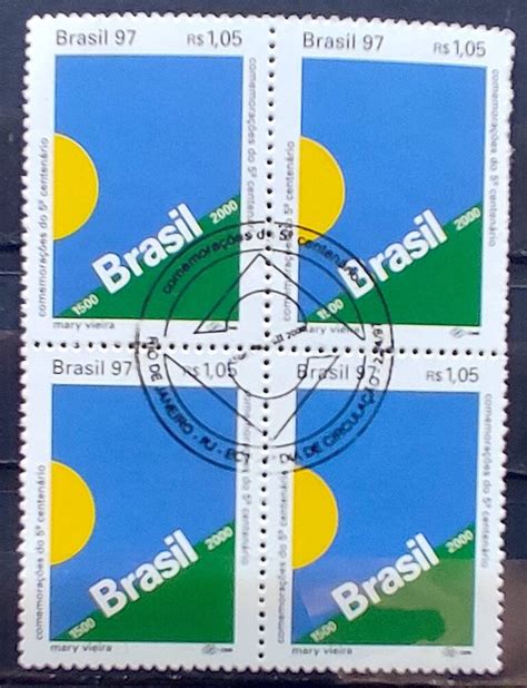 C 2030 Selo 5 Centenario Descobrimento Do Brasil Historia 1997 Quadra