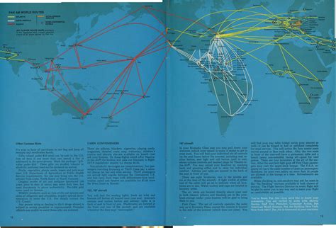 Pan Am Jet Clipper Route Map December A Pan Am Je Flickr