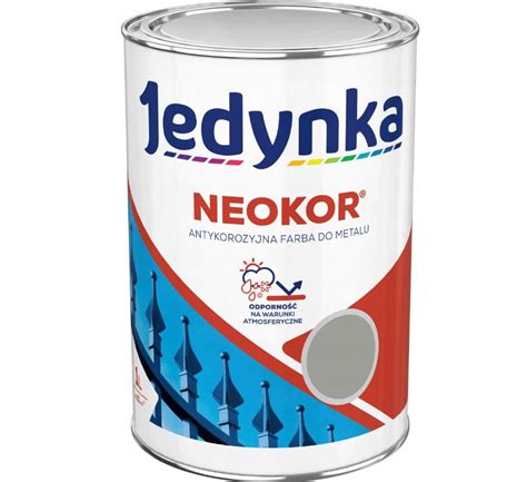 Farba podkładowa antykorozyjna Jedynka Neokor aluminium 1l kod