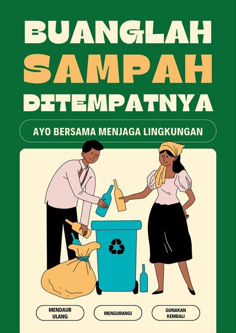 Poster Buanglah Sampah Pada Tempatnya