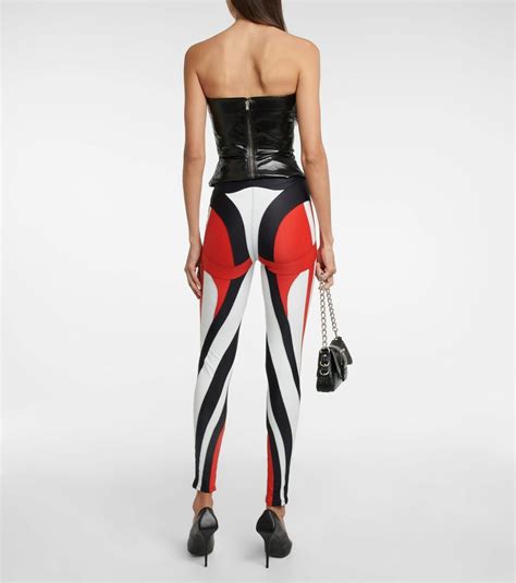 Mugler High Rise Leggings Mugler