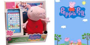 Chollo Peluche Interactivo De Peppa Pig Con Tablet Infantil Por S Lo