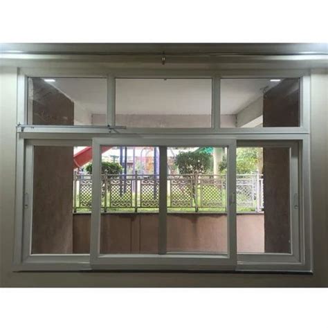 Paint Coated 7mm White Aluminium Glass Sliding Window At Rs 350 Sq Ft