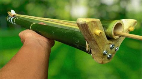 Diy Slingshot Bambo Membuat Tembakan Dari Bambu Kerajinan Bambu Ketepel