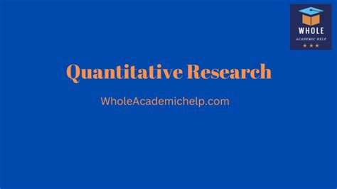 Quantitative Research Definition Methods Topics Examples