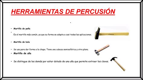 Herramientas De Percusion Y Ajuste Ppt