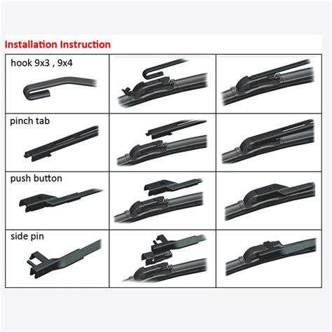 Bosoko 190 Front Hybrid Wiper Blades With Multi Adapters Manufacturerfactory China