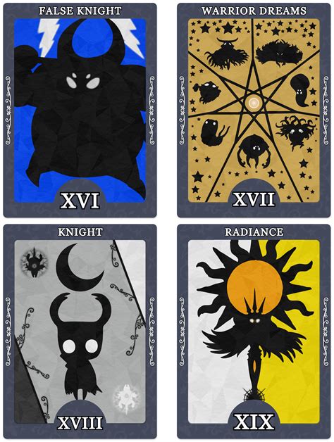 I Made Some Hollow Knight Tarot Cards Rhollowknight