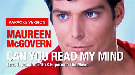 Maureen McGovern Can You Read My Mind Love Theme From 78 Superman