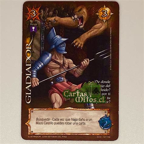 Gladiador Mitos Y Leyendas Compendium Eco Cartas Mitos