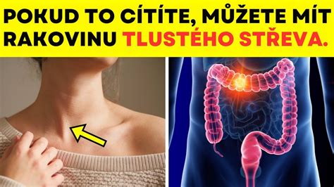 POZOR TENTO PODIVNÝ PŘÍZNAK MŮŽE UKAZOVAT NA RAKOVINU TLUSTÉHO STŘEVA