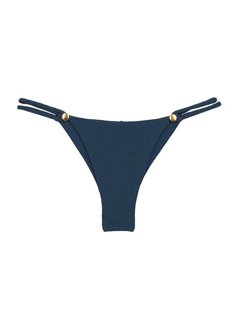 Vix Paula Hermanny Women S Firenze Gracie Bikini Bottom Blue Size