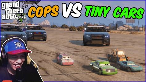 TINY CARS BANK ROBBERY CAR CHASE GTA 5 Roleplay YouTube