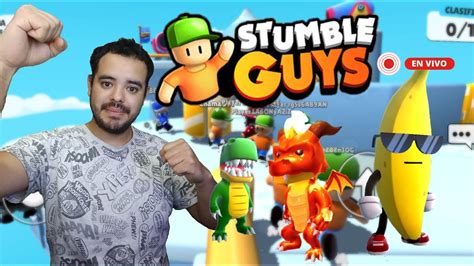 JUGANDO STUMBLE GUYS CON SUSCRIPTORES DNT CHAMA EN DIRECTO YouTube