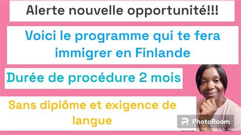 Le Programme Qui Te Fera Immigrer En Finlande Gratuitement En Seulement