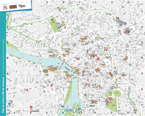 Toulouse Street Map Street Map Of Toulouse France Occitanie France