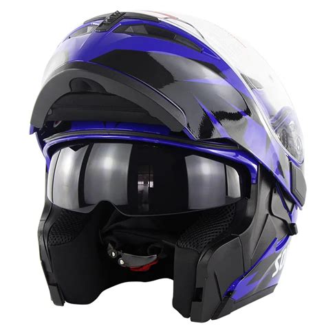 Motocykl kask fullface hełm Moto konna wysokiej jakości ABS kask ...