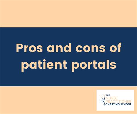 Pros And Cons Of Patient Portals In Electronic Health Record