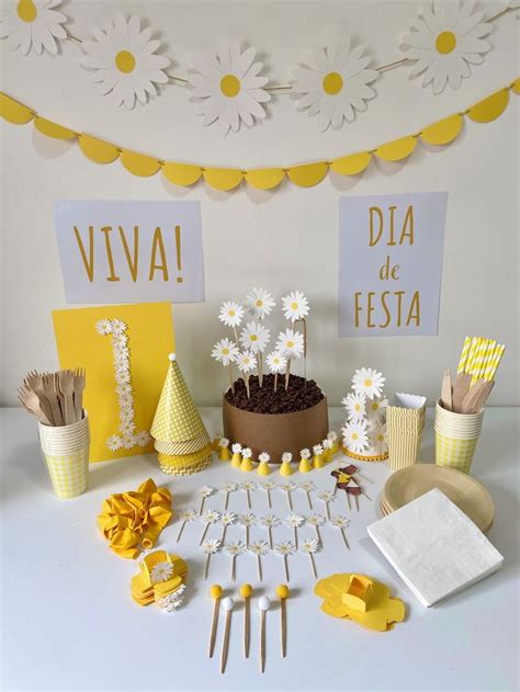 Kit Festa Margarida G Elo Produtos Especiais Festas De