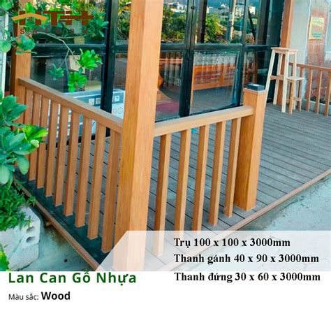 Báo Giá Lan Can Nhựa Giả Gỗ Ngoài Trời Chi Tiết 2024