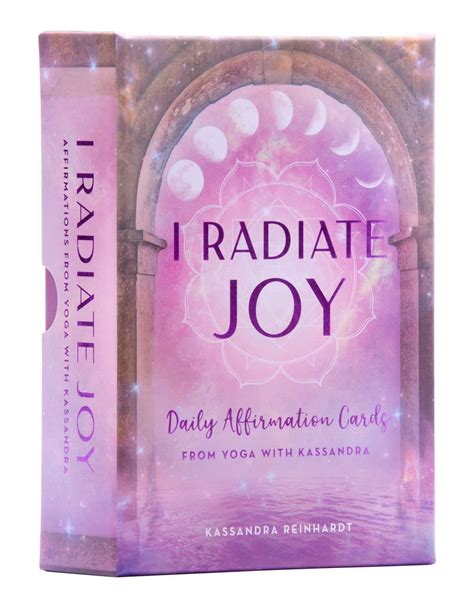 I Radiate Joy Daily Affirmation Cards From Yoga With Kassandra Kass