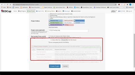Redcap Tutorial Video 2 Login And Project Creation Youtube