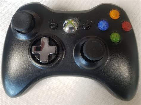 Microsoft Black Xbox 360 Official Controller (Used) - Walmart.com