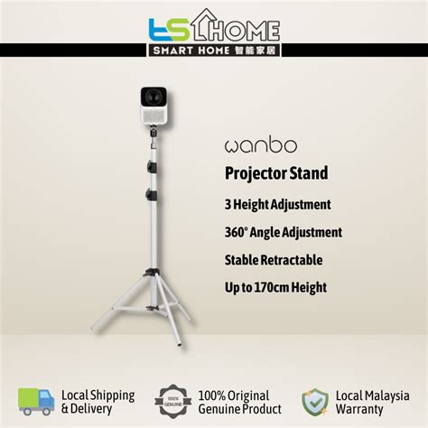 Retractable Adjustable Stand Tripod For Wanbo Smart Projector T Free