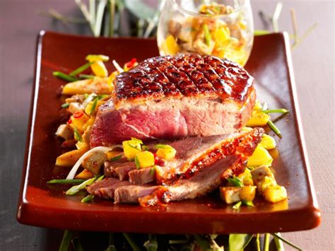 Magrets de canard laqués à la mangue découvrez les recettes de