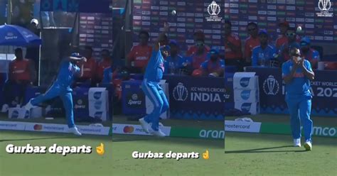 Ind Vs Afg Watch Shardul Thakur Takes A Relay Catch At The Boundary