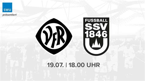 Ssv Testet Beim Vfr Aalen Ssv Ulm Fu Ball