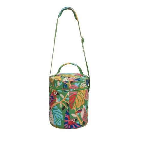 Bolsa Cooler Farm Farofa Estampada Bosque Colorido Dom Store