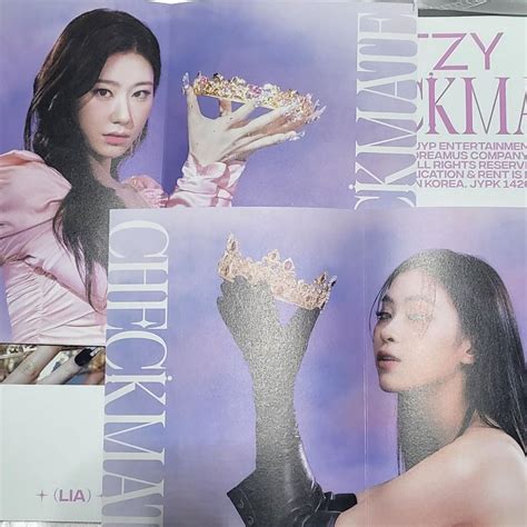 Wts ITZY Checkmate Unsealed Limited Edition Album Postcard Hobbies