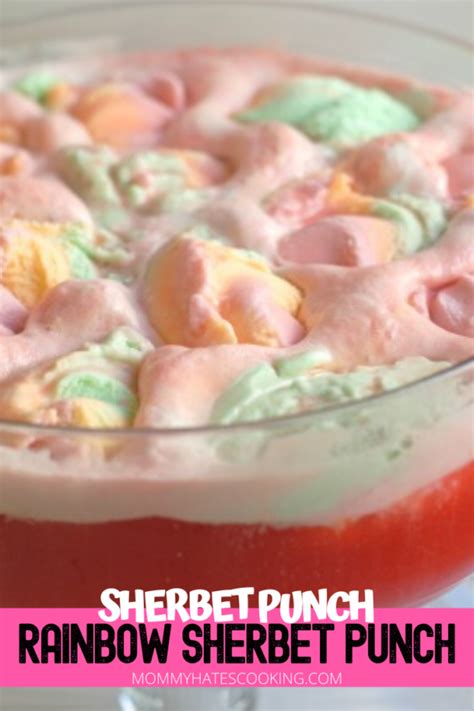 Rainbow Sherbet Punch Sherbet Punch Recipe Mommy Hates Cooking