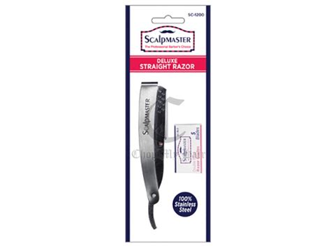 Scalpmaster Deluxe Straight Razor West Valley Barber Supply