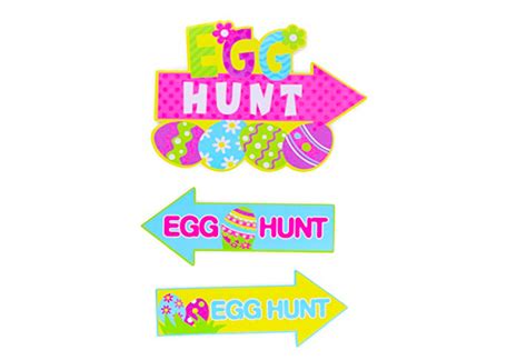 Easter Egg Hunt 3 Piece Yard Sign Set