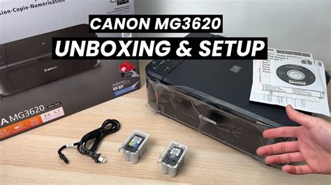 Canon Pixma Mg3620 Printer Unboxing And Full Setup Youtube